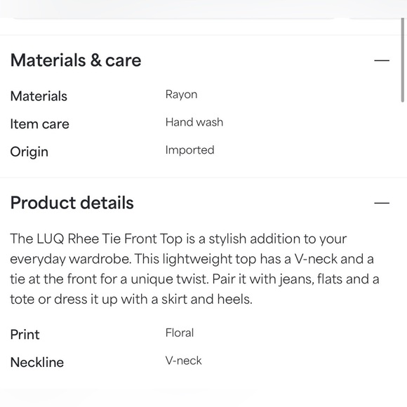 Lia Rhee Tie Front Top - Picture 6 of 6